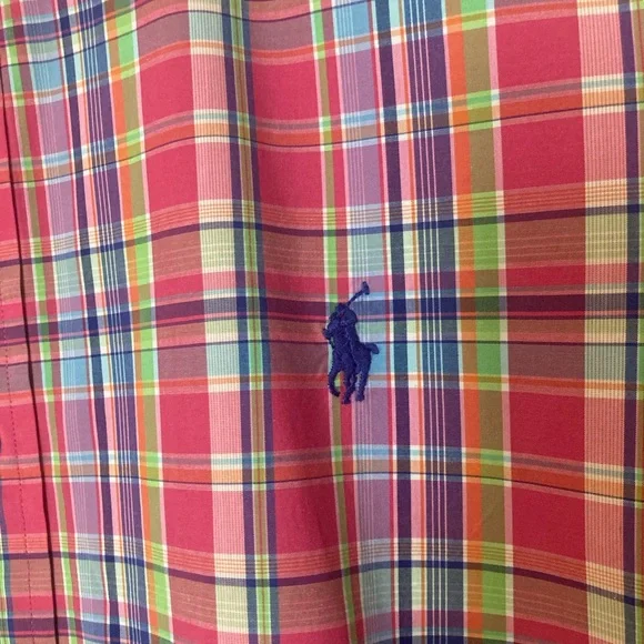 Ralph Lauren Men's Large Multicolor Plaid Shirt - Picture 3 of 5